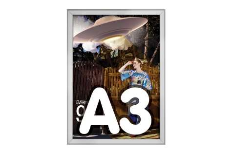 Plakāta rāmis Snapframe, A3, sudrabaini pelēks