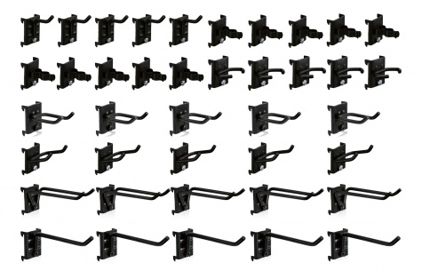  Mixed Hooks 40-pack, Black