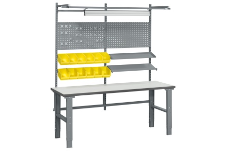 Komplekt: Töökojalaud HD 4, 2000 x 800 x 40 mm, vinüül