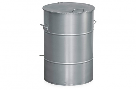 Steel waste bins