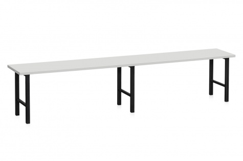 Istepink, helehall melamiin, 2000 mm