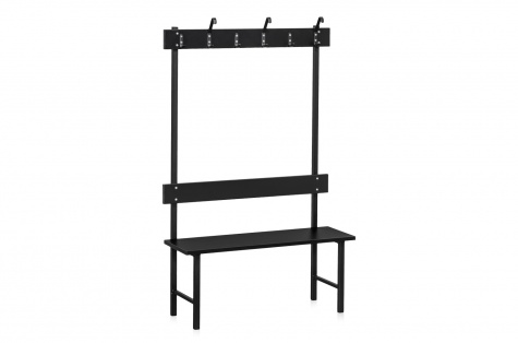 Istepink nagidega, must melamiin, 1000 mm