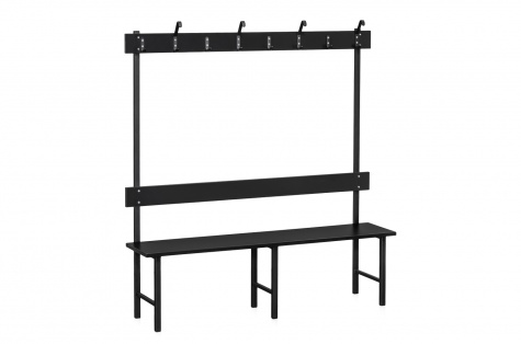 Istepink nagidega, must melamiin, 1500 mm