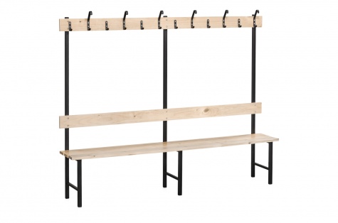 Istepink nagidega, männipuit, 2000 mm