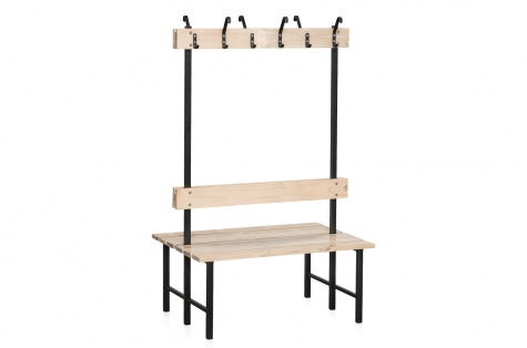 Istepink nagidega, kahepoolne, männipuit, 1000 mm