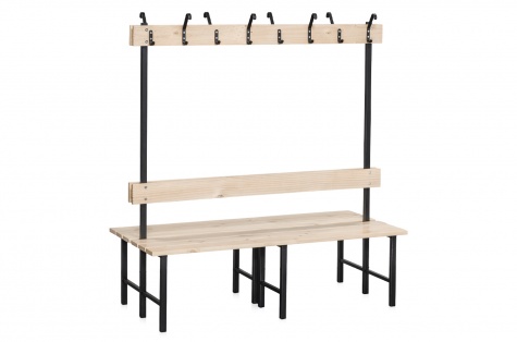 Istepink nagidega, kahepoolne, männipuit, 1500 mm