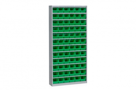Laegasriiul, 72 rohelist laegast, 950 x 260 x 1980 mm