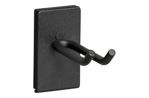 Double Hook, magnetic, 64 x 7 x 5 mm, 2-Pack