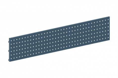 Perforated panel, 1400 x 250 mm, blue