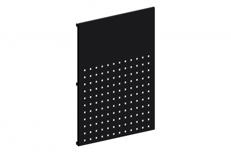 Perforeeritud küljepaneel kaubariiulile, 665 x 500 mm