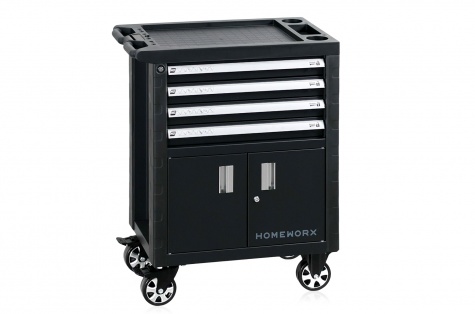  Tool Trolley X1-0 Homeworx Black