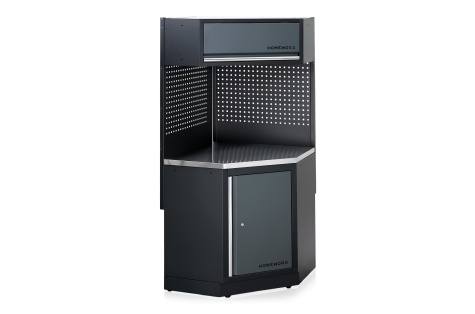 Nurgamoodul töökojakomplektile Homeworx, terasest tööpind