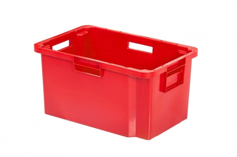 Storage box 52l, red