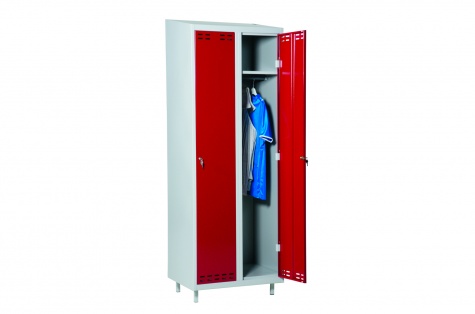 SWED 2 Red/Grey, locker 2door